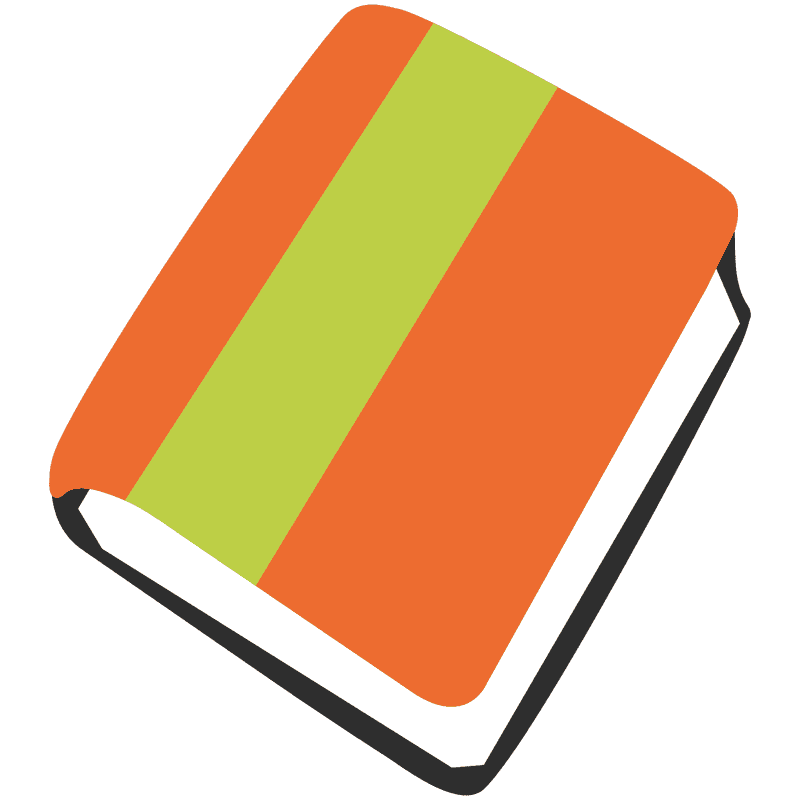 Colorful Notebook with Stripes for Creative Ideas PNG