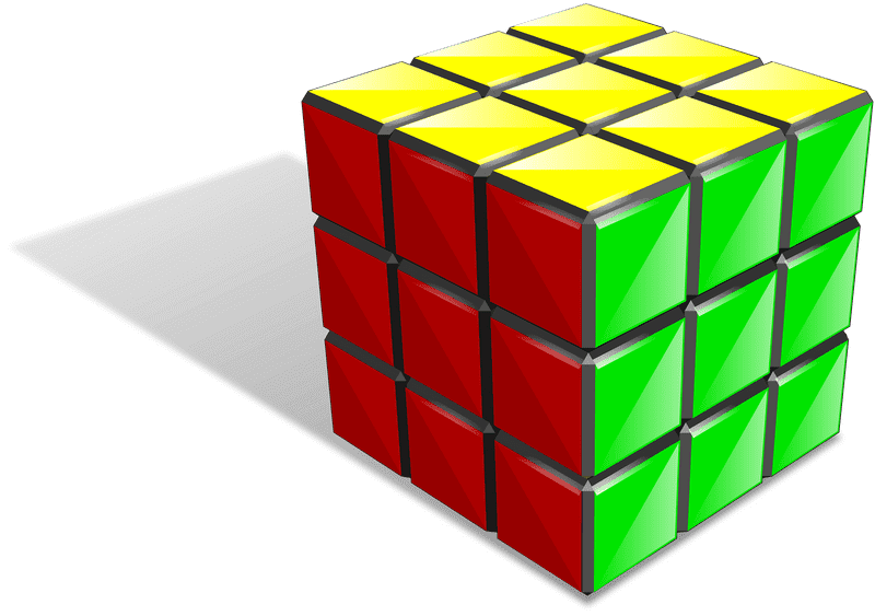 Ice Cube Puzzle The Colorful Challenge PNG