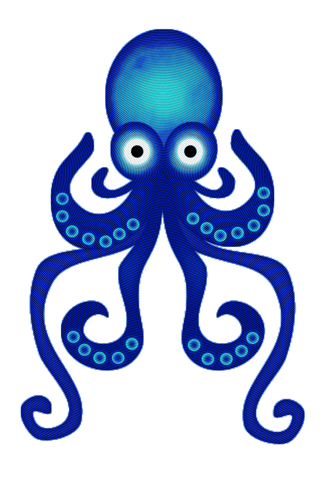 Enchanting Dance of Octopus Tentacles PNG