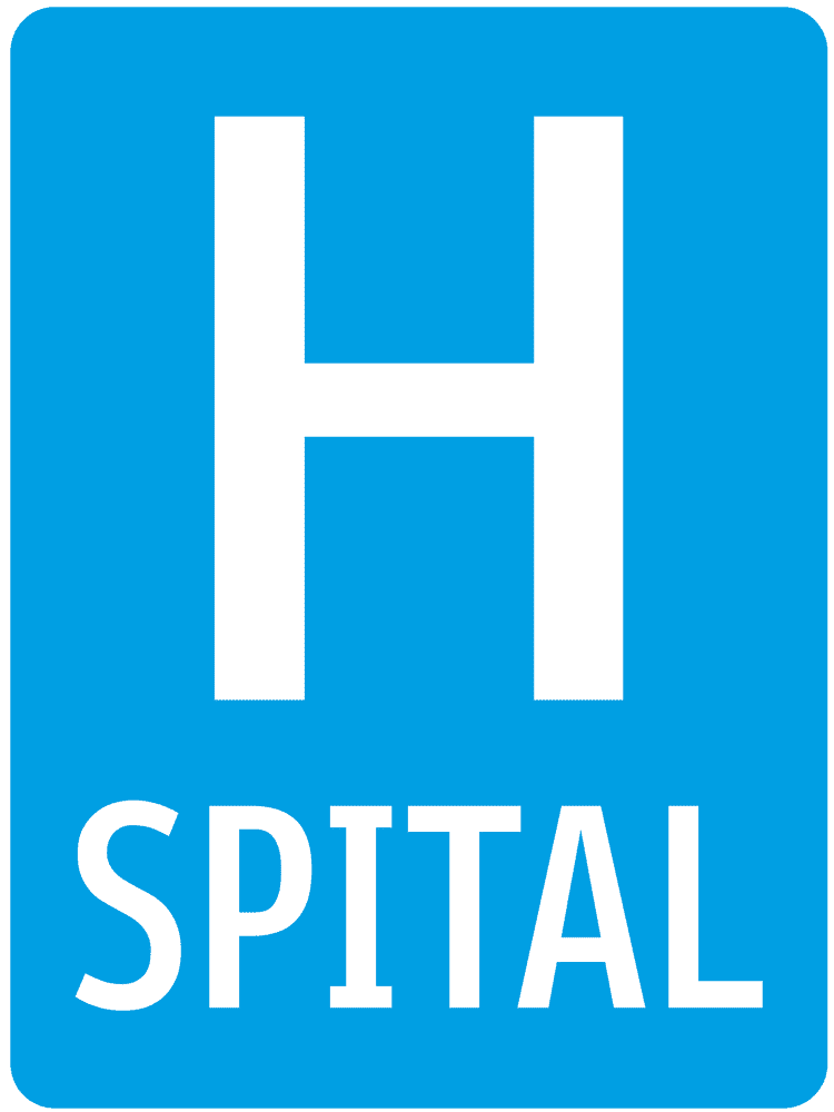 Hospital Emergency Services Ahead PNG