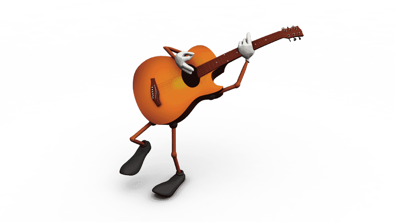 Energetic Musical Instrument Dance Performer PNG