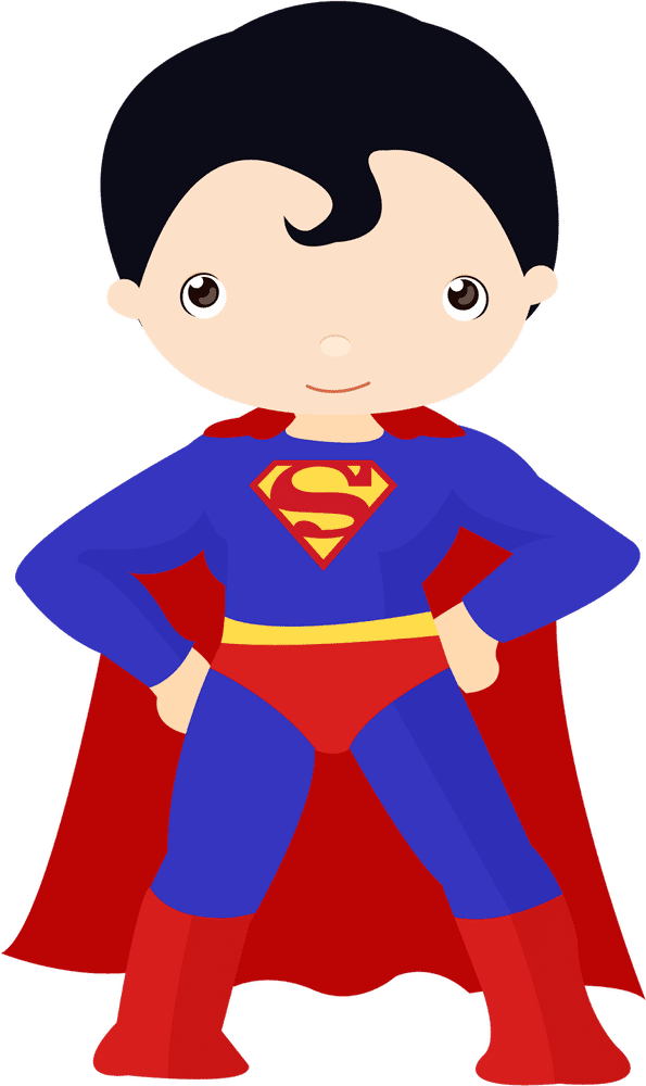 Brave Little Superhero with a Big Heart PNG