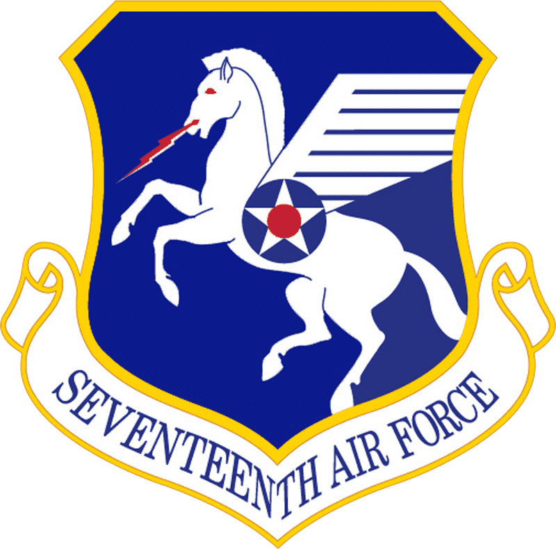 Seventeenth Air Force Emblem of Power and Valor PNG