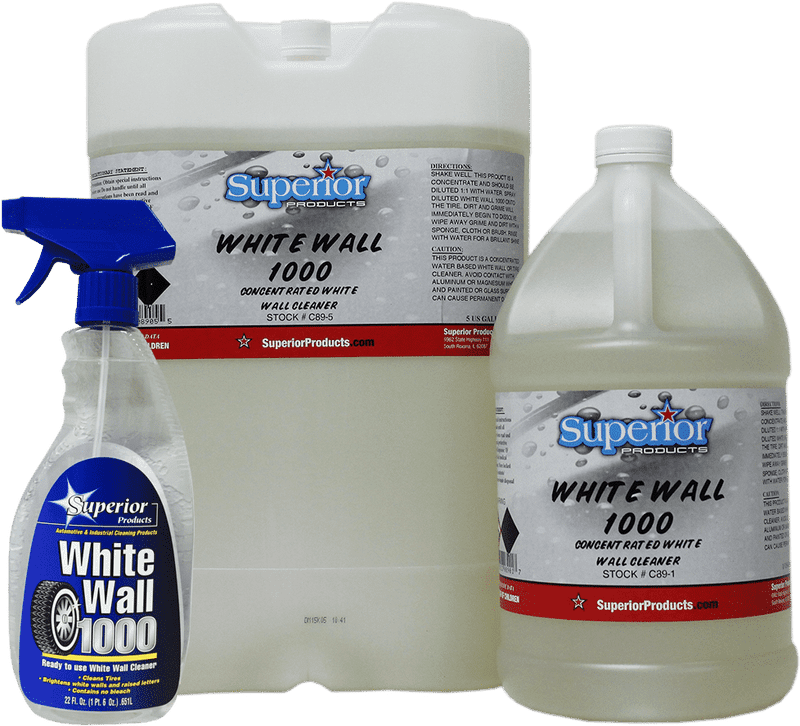 Superior White Wall Clean Tool Set PNG