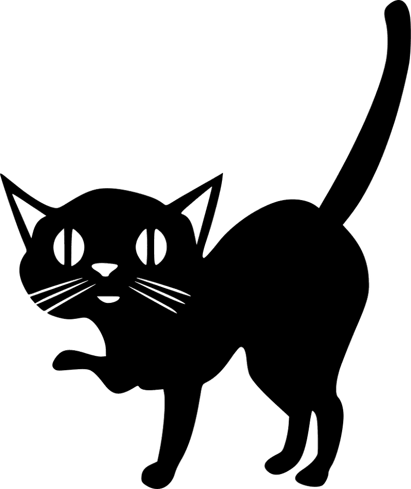 Playful Cat with Curious Eyes PNG