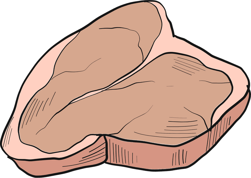 Fresh Cuts of Juicy Meat Delight PNG