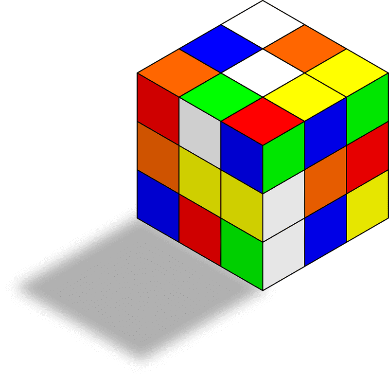 Colorful Challenge The Ultimate Puzzle Cube Adventure PNG