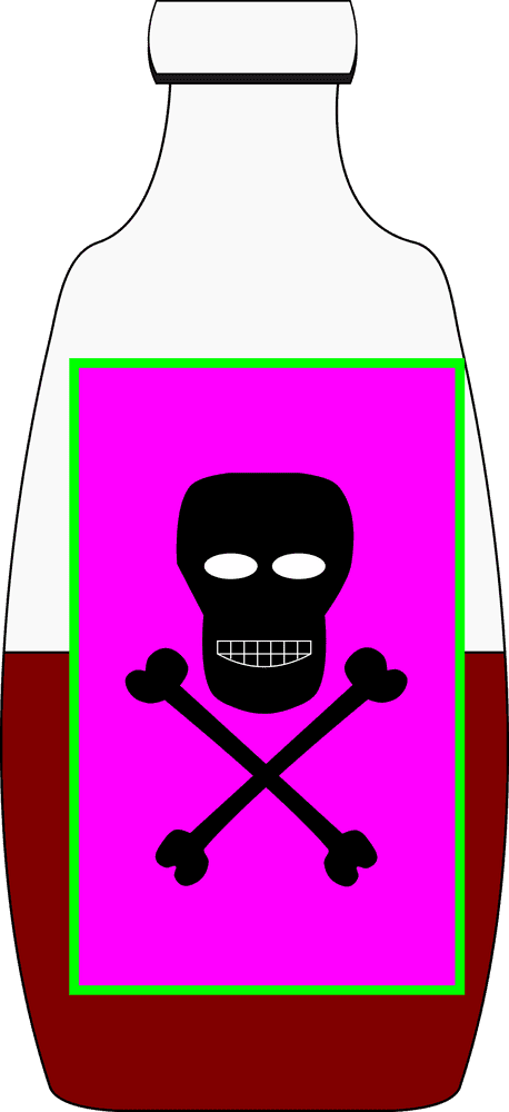 Vial of Lethal Poison Handle with Care PNG