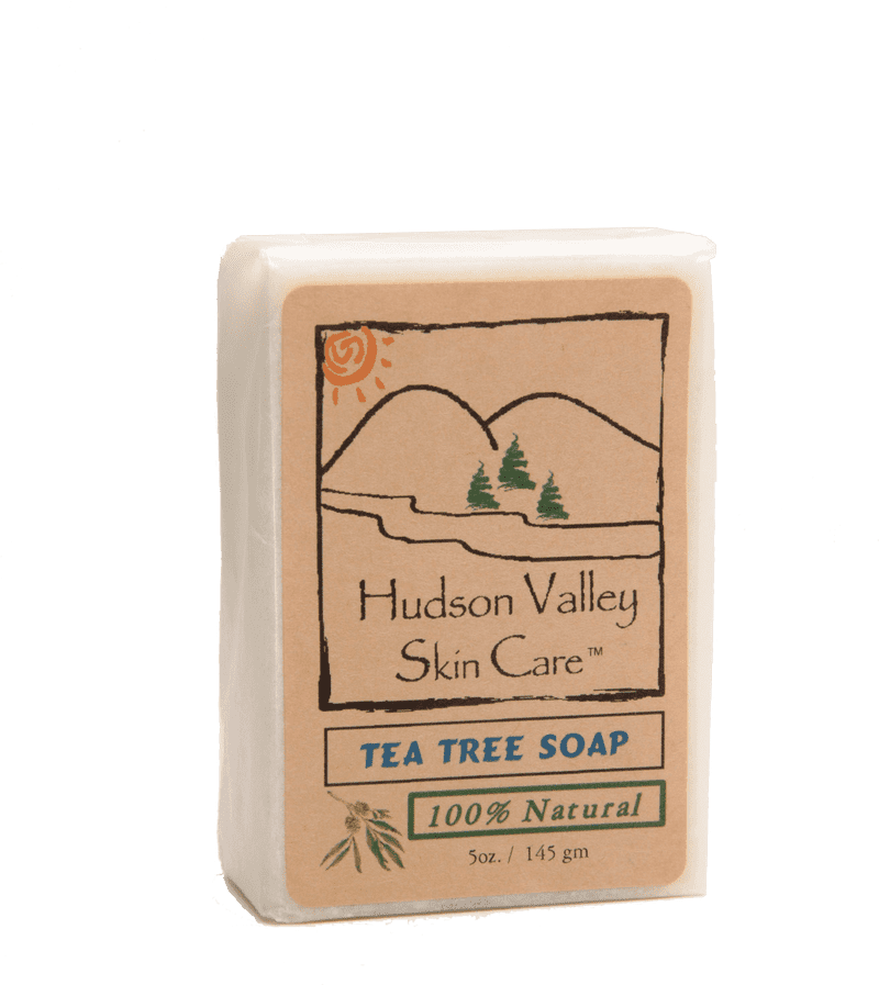 Natural Tea Tree Soap from Hudson Valley Skin Care PNG