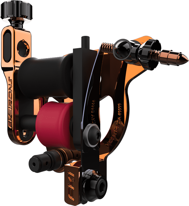 Tangerine Tattoo Machine Artistry in Color PNG