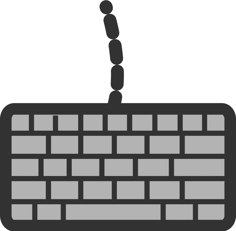 Flexible Keyboard Design with Modern Aesthetics PNG