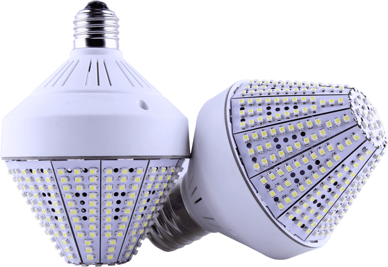 Energy-Efficient LED Light Bulb Duo PNG
