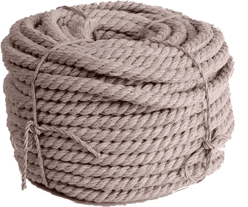 Natural Fibers Climbing Rope for Adventurous Climbers PNG