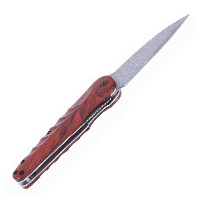 Elegant Knife Block with Premium Folding Knife PNG