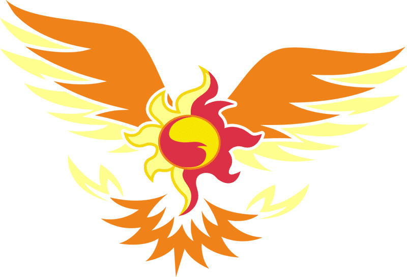 Elegant Sunset Phoenix Rising PNG