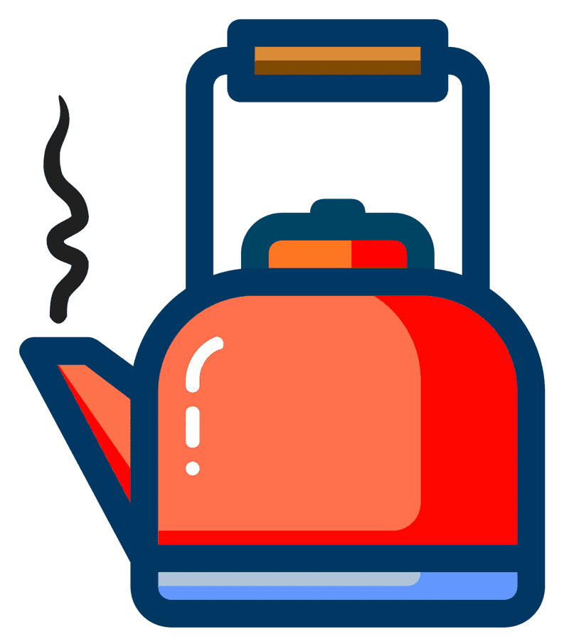 Whimsical Plant Pot Watering Kettle Design PNG