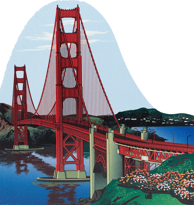 Golden Gate Bridge Iconic Gateway to Dreams PNG