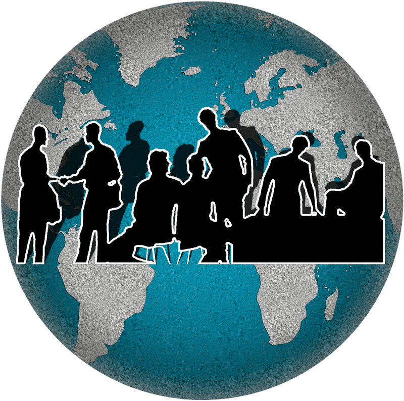 Teamwork United Across the Globe PNG