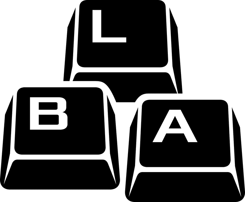 Elevated Black Keyboard Design PNG