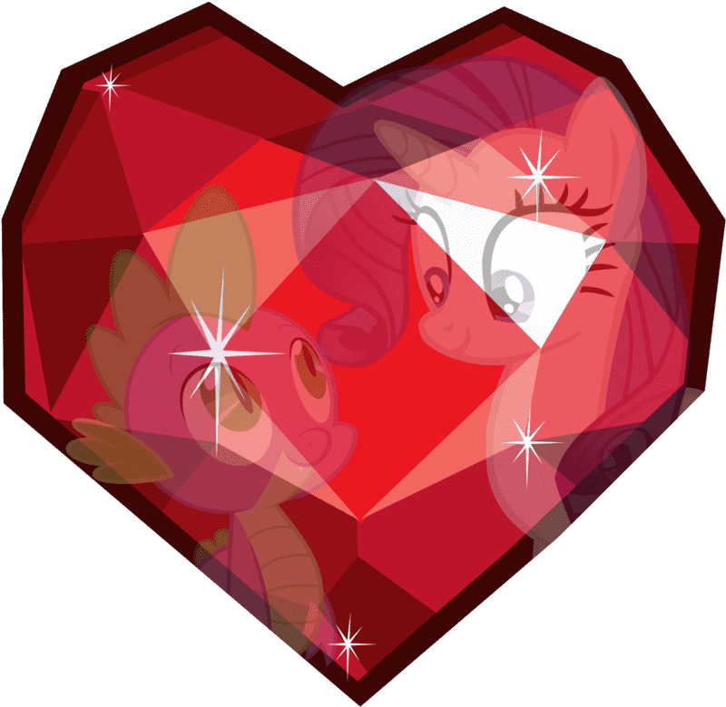 Gemstone Heart A Friendship's Reflection PNG