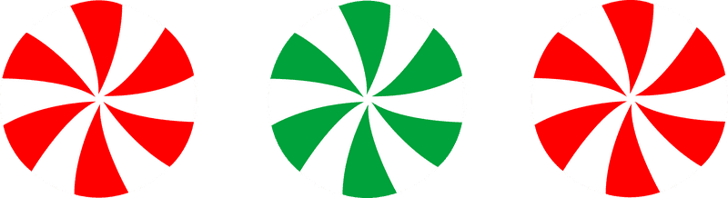 Festive Swirls of Peppermint Candy Delight PNG