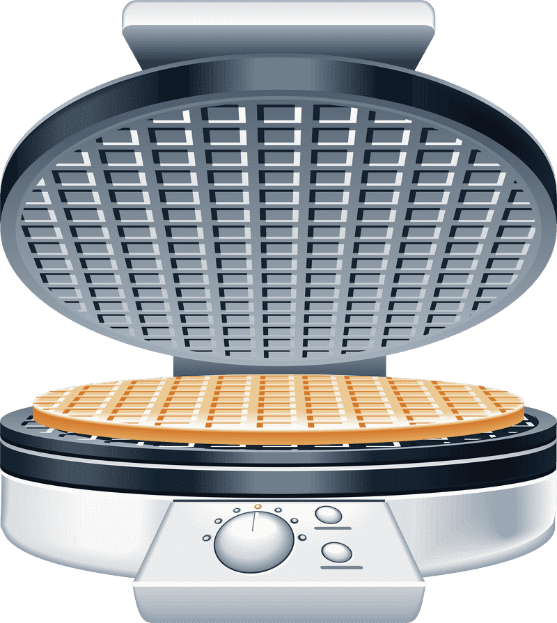 Waffle Maker Delight A Breakfast Essential PNG