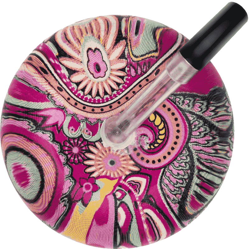 Colorful Stethoscope Within Floral Design PNG