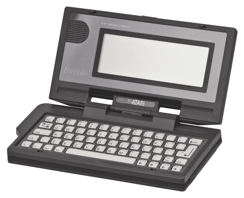 Atari Portfolio Compact Vintage Computer Part PNG