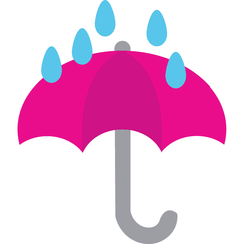 Rainy Day Umbrella Delight PNG