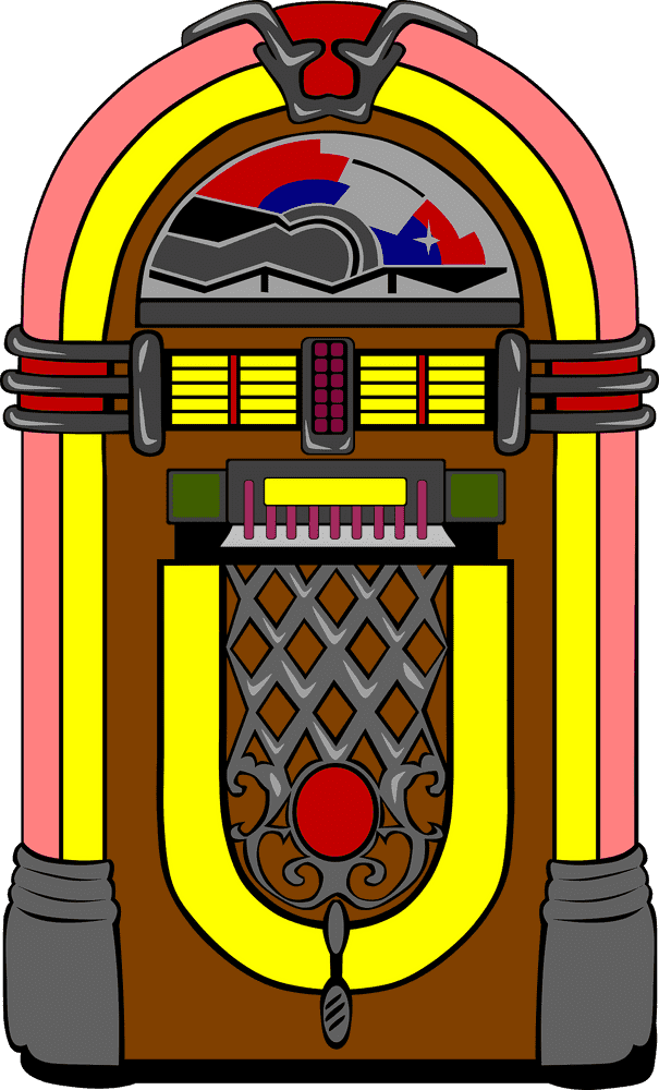 Retro Jukebox Melodies and Vibes PNG