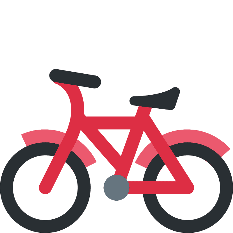 Stylish Red Bicycle for Urban Adventures PNG