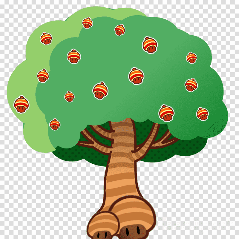Acorn-bearing Oak Tree Illustration PNG