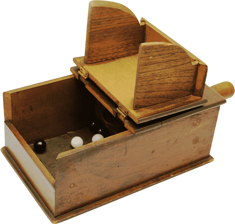 Vintage Election Ballot Box Collection PNG