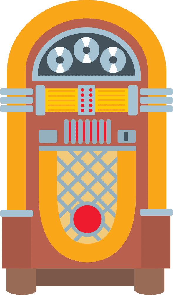 Classic Jukebox Melodies and Nostalgic Tunes PNG
