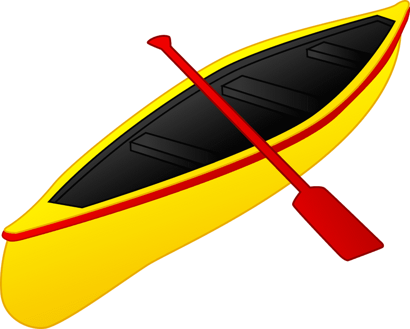 Vibrant Adventure The Yellow Kayak Experience PNG