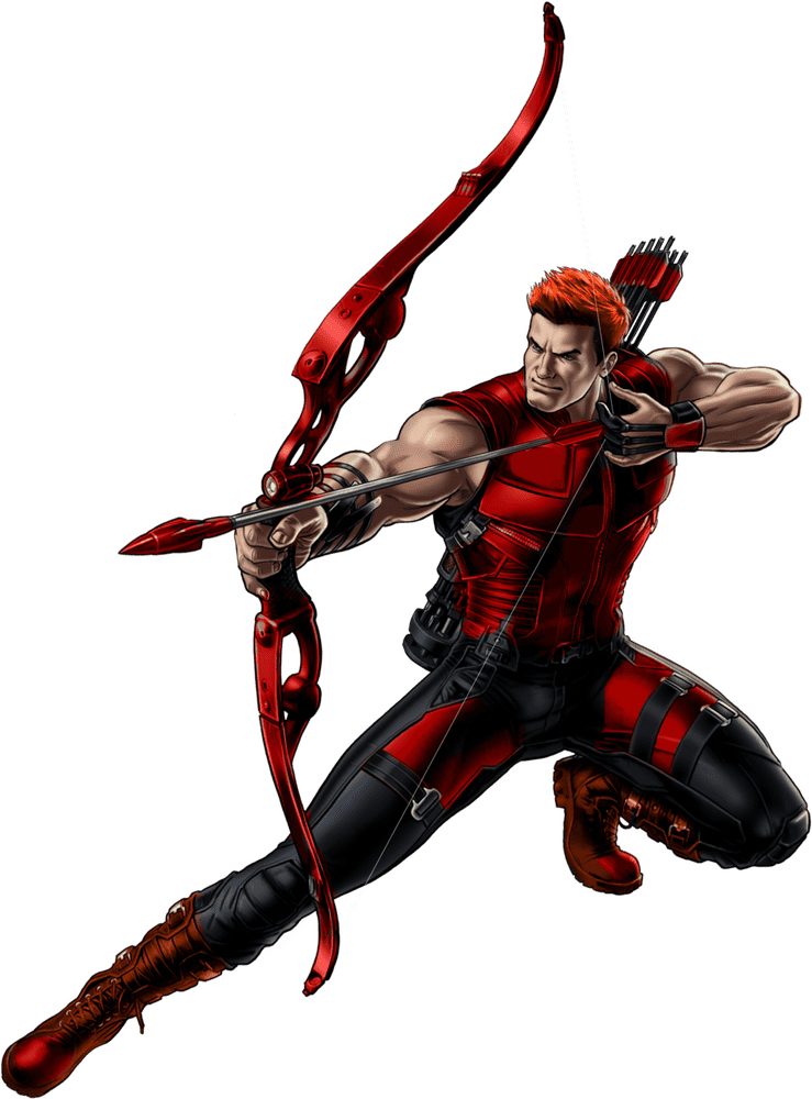Red Archer The Master of Arrows PNG