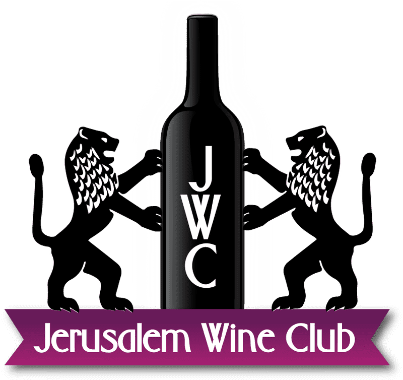 Elegant Jerusalem Wine Bottle Club Design PNG