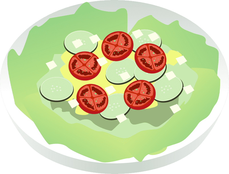 Fresh and Colorful Food Salad Delight PNG