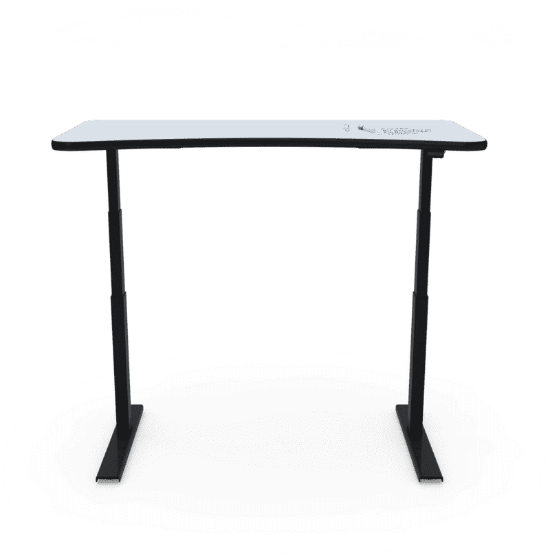Modern Adjustable Office Desk for Ergonomic Comfort PNG