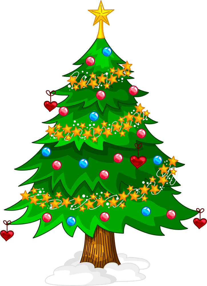 Sparkling Holiday Celebration Tree PNG
