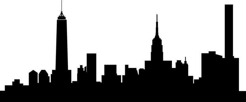 Majestic City Skyline at Dusk PNG