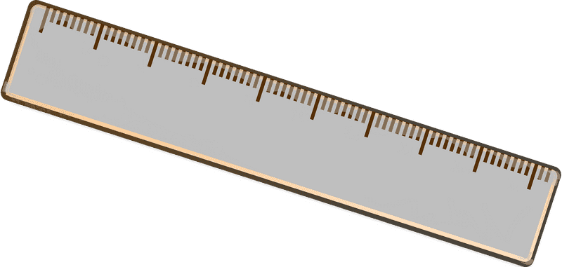 Solar Panel Measurement Guide Ruler PNG