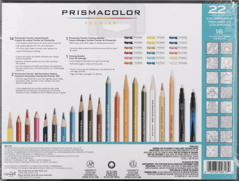 Prismacolor Creative Pencil Case Set PNG