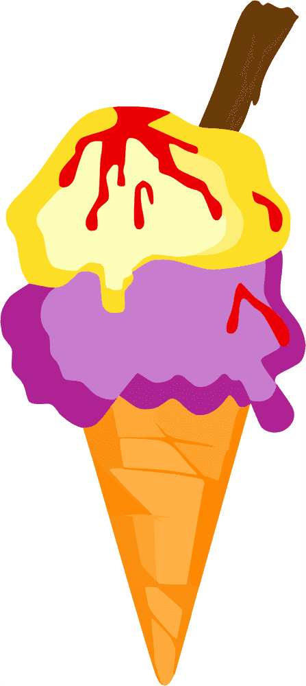 Delightful Ice Cream Sundae Surprise PNG