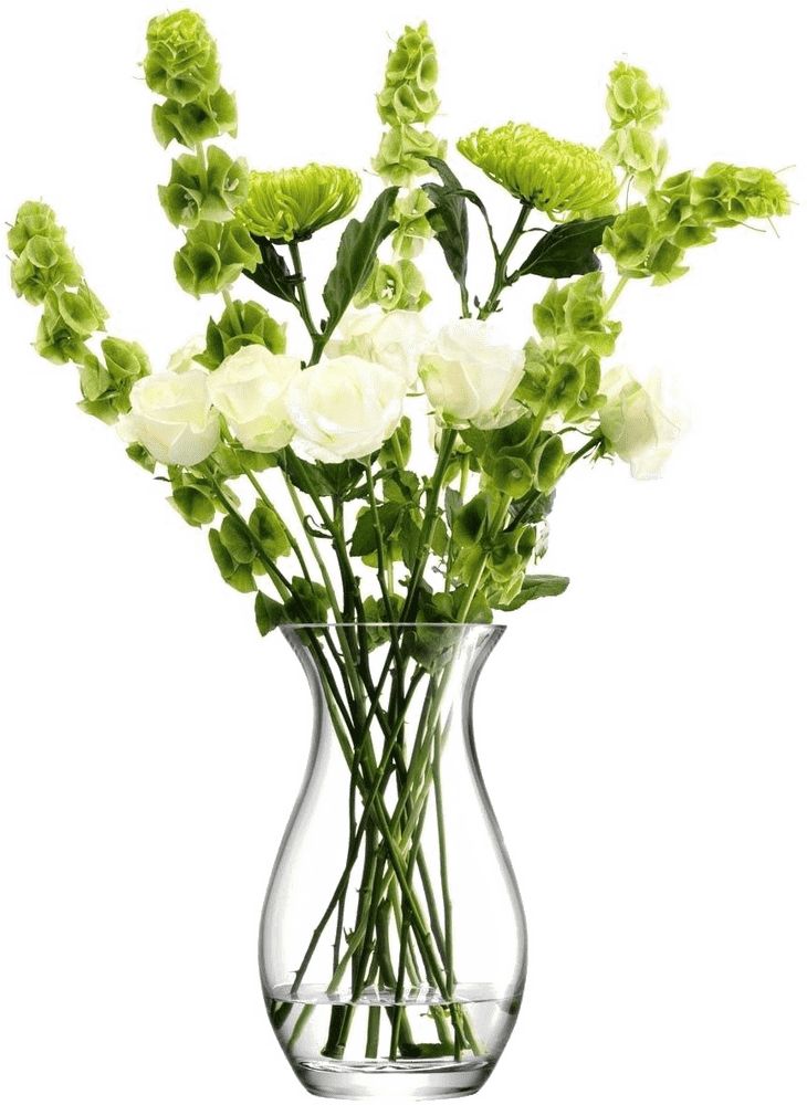 Elegant Green Floral Arrangement in a Vase PNG