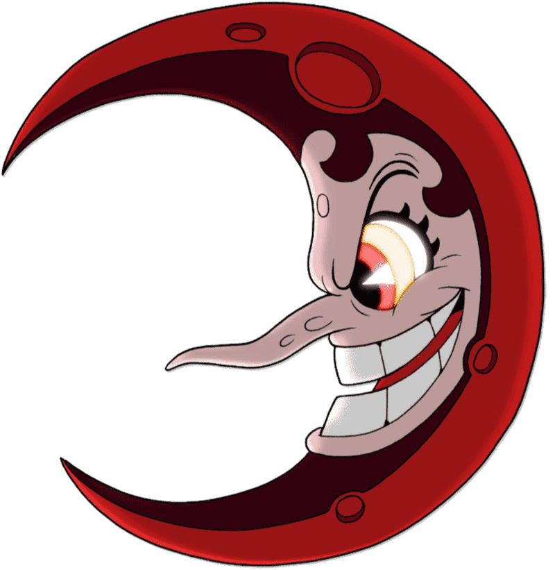 Charming Moonlit Grin PNG