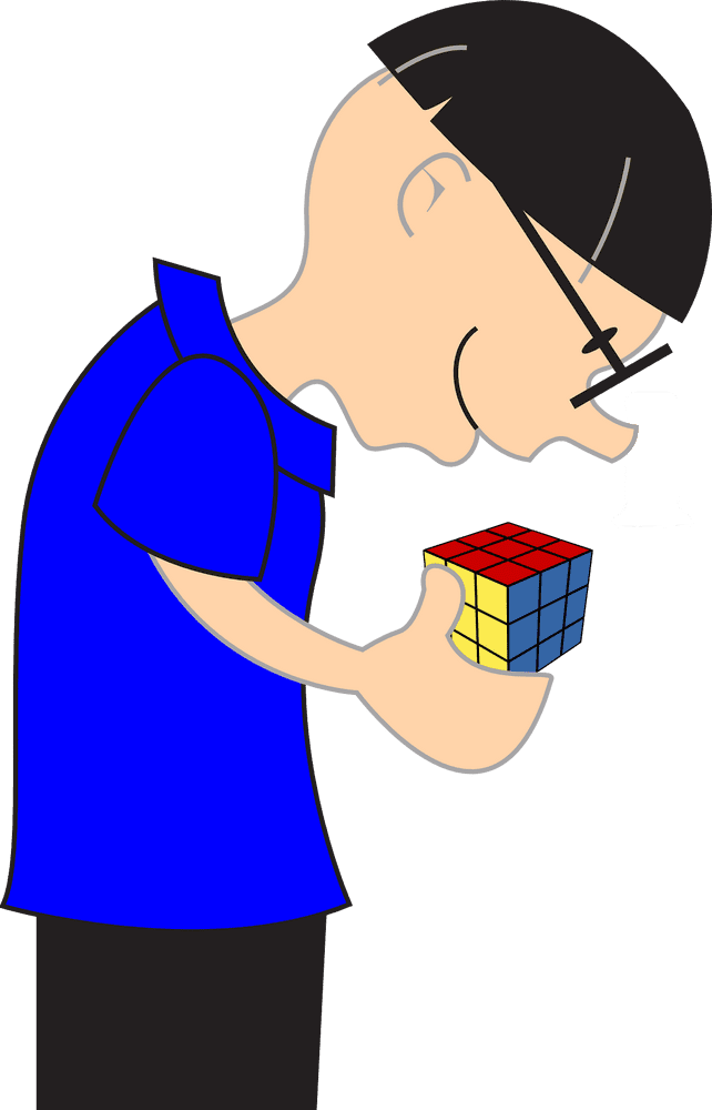 Creative Ice Cube Puzzle Enthusiast PNG