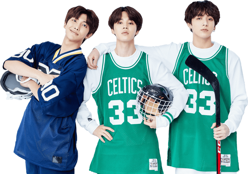 Dynamic Trio at the Ice Rink PNG