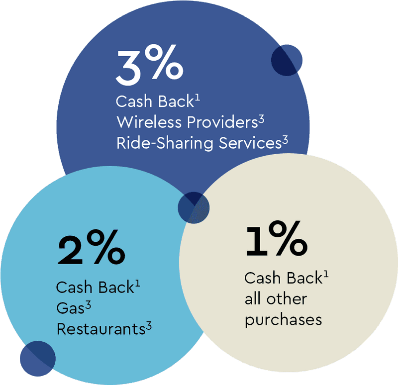 Credit Card Cash Back Rewards Breakdown PNG
