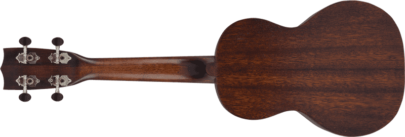Elegant Mahogany Ukulele Back Design PNG